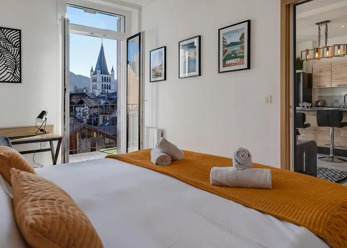 Le Balcon Annecien 4 - Rooftop View For 2-4 People