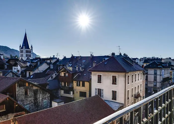 Le Balcon Annecien 4 - Rooftop View For 2-4 People